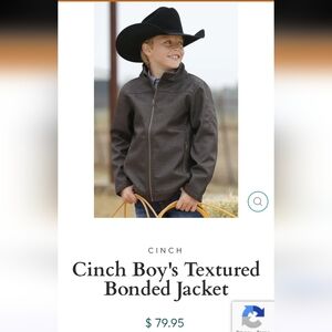NWOT Cinch Teenager's Texstured Bonded Sz XXL(16-18)